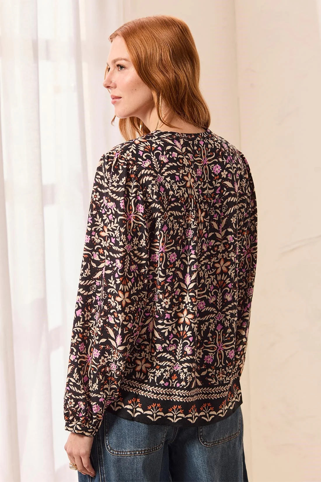 Tribal Eloise Blouse - Black