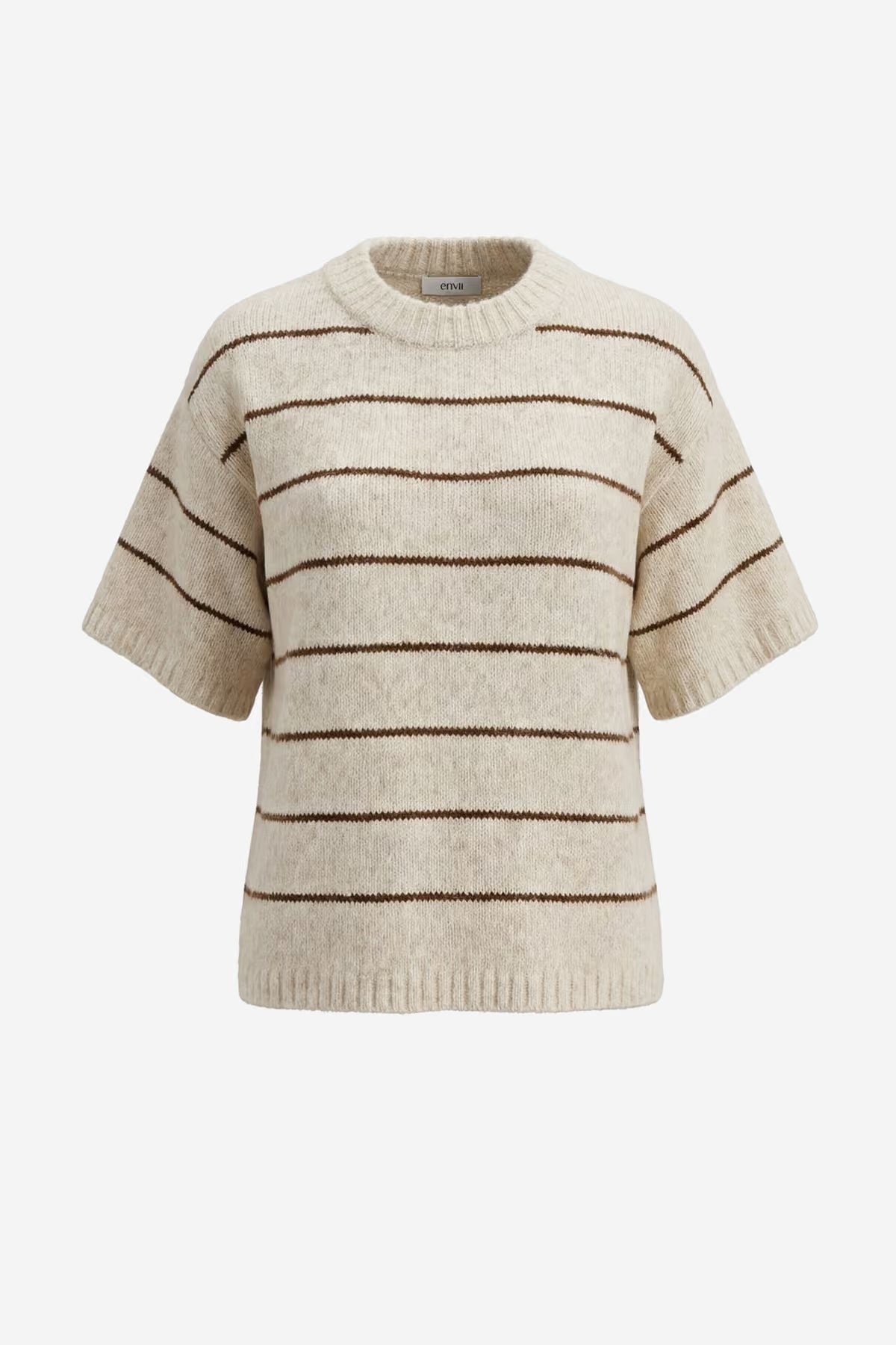 Envii Naples Knit Tee - Silver Pinecone