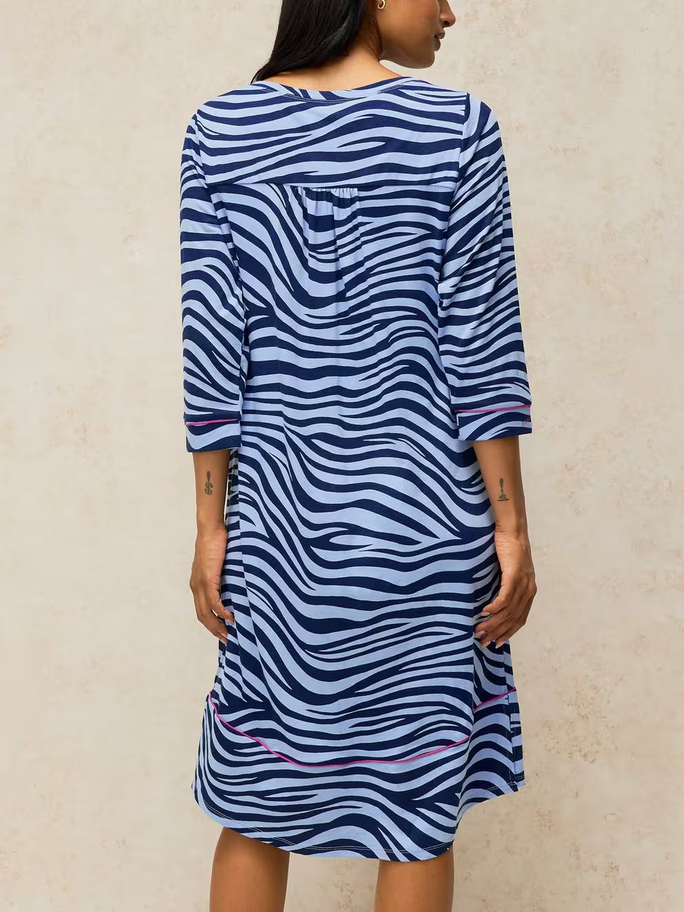 White Stuff Eva Nightie - Blue Print