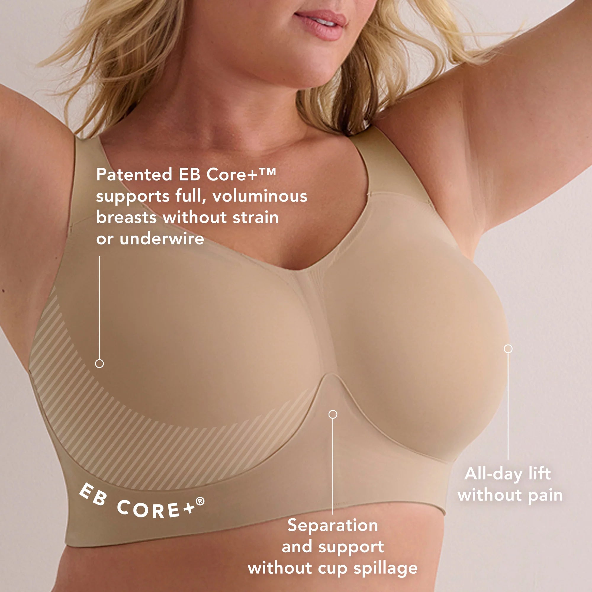 Evelyn & Bobbie The Busty Bra - Sand