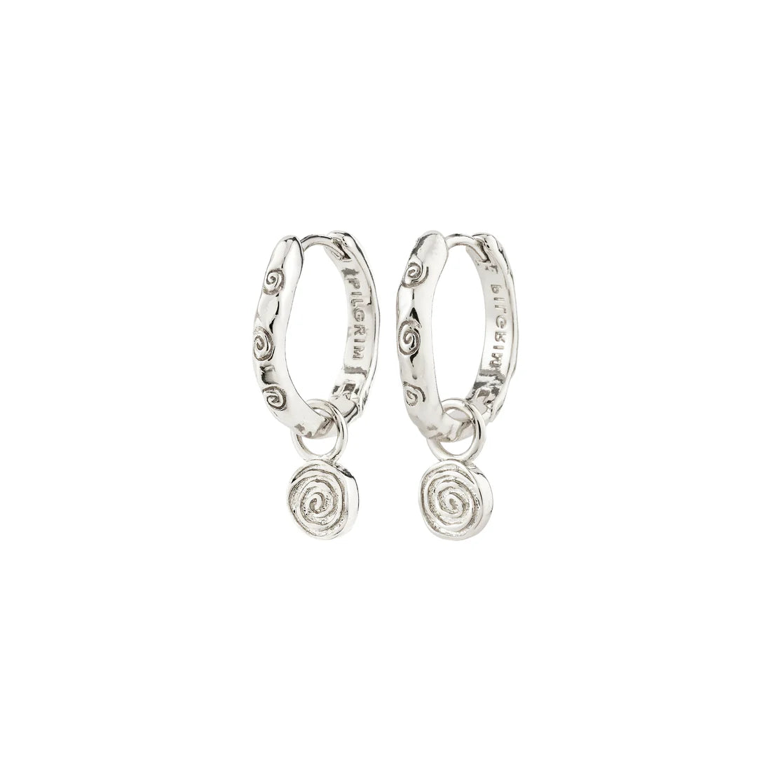 Pilgrim Fire Earrings - Silver