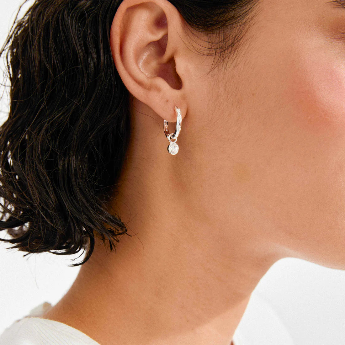 Pilgrim Fire Earrings - Silver