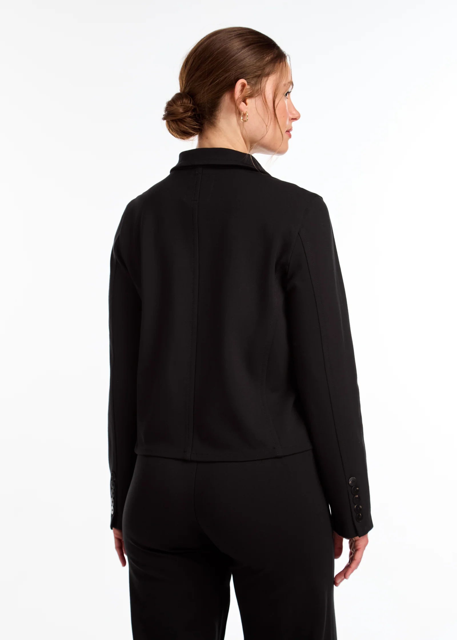 FDJ Cropped Blazer - Black