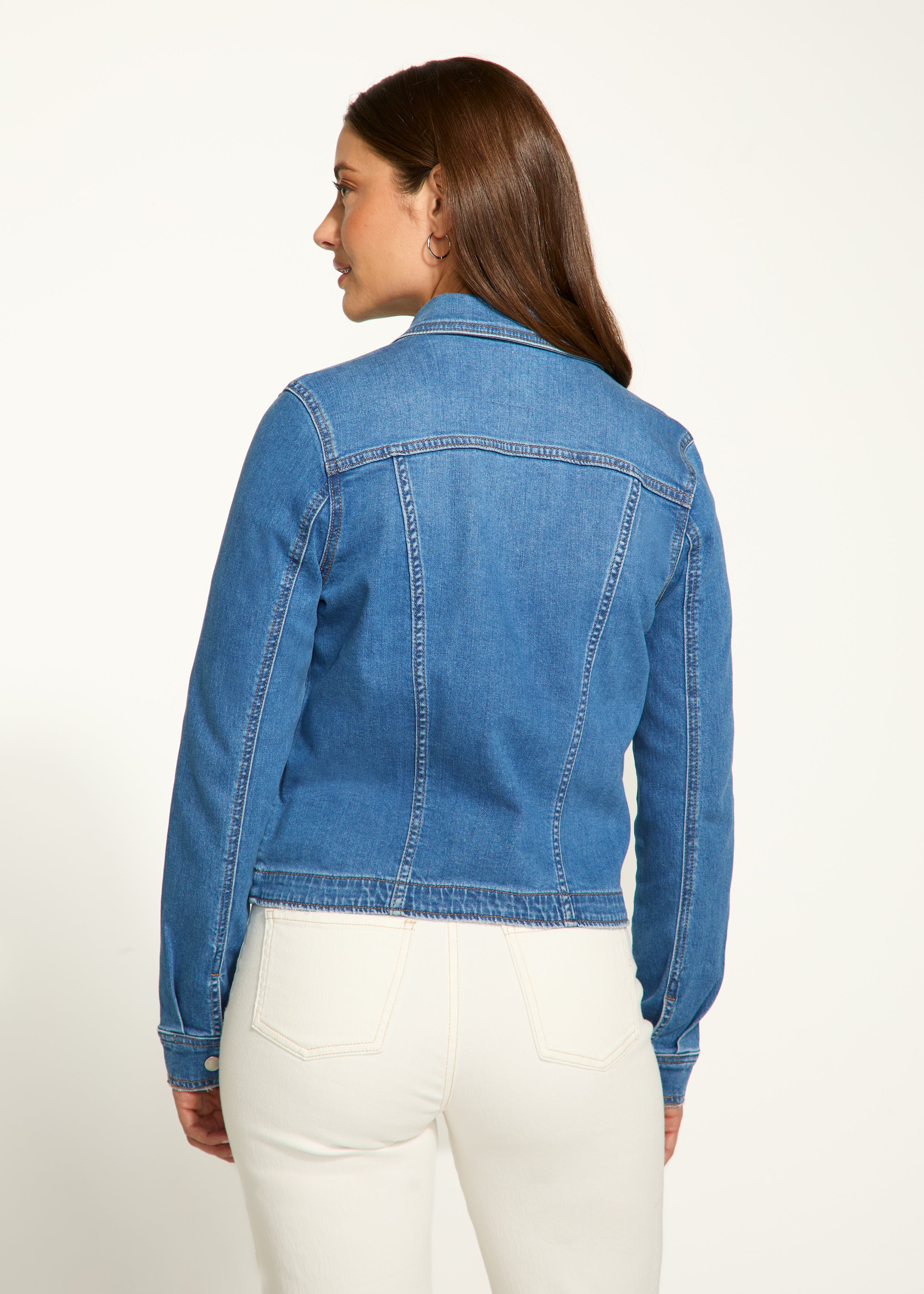 FDJ Denim Jacket - Medium Blue Clothing - Outerwear - Jackets by French Dressing Jeans | Grace the Boutique