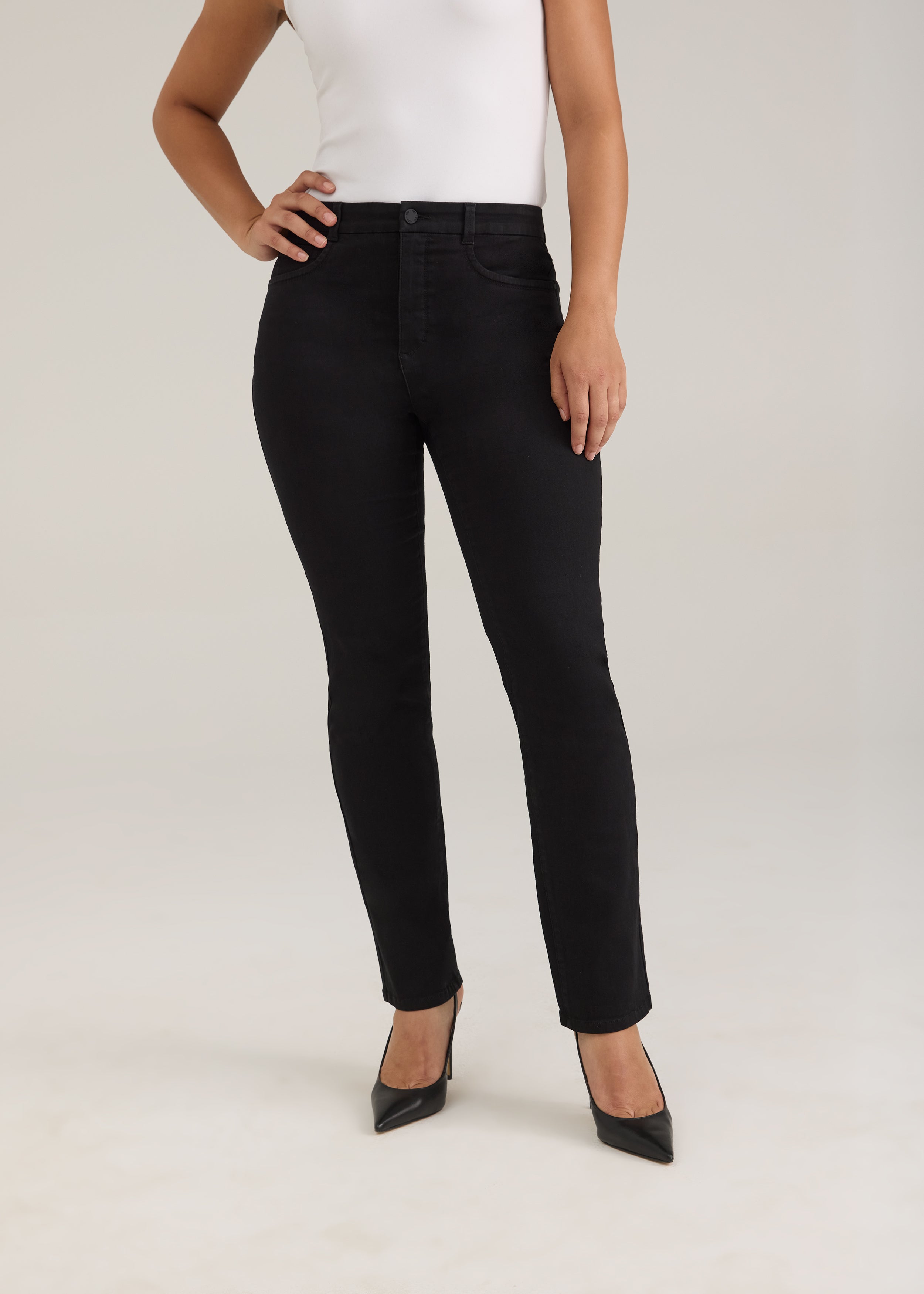 FDJ Essentials Onyx Suzanne Straight - Black