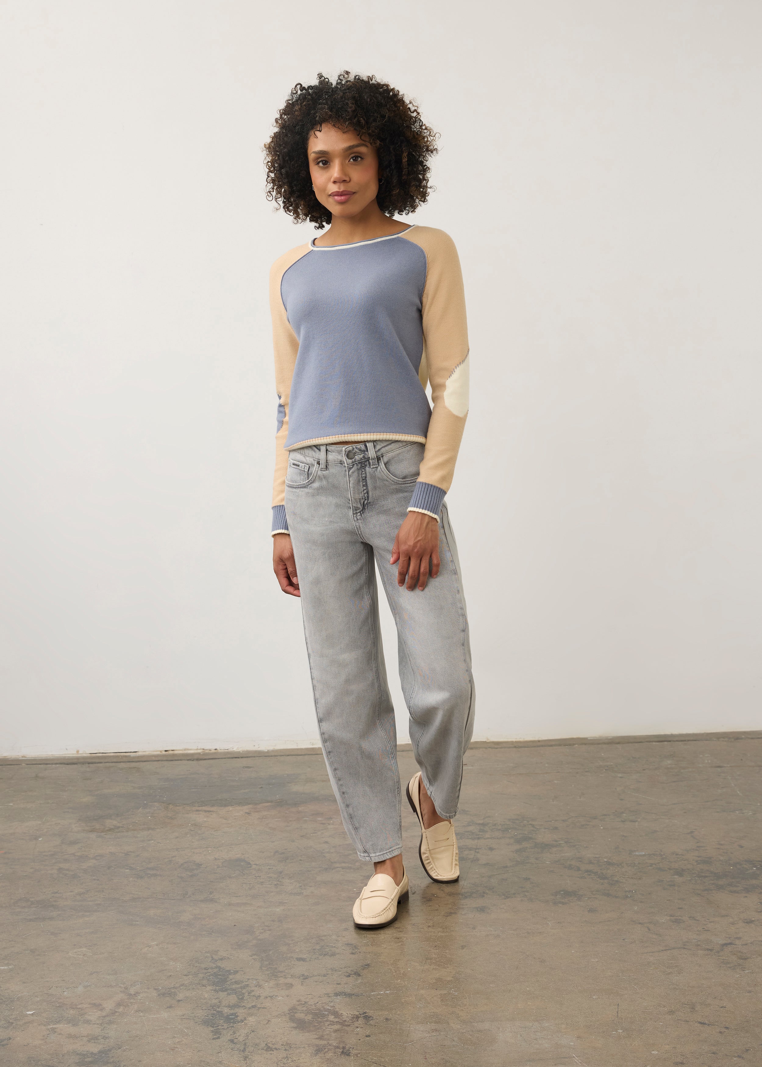 FDJ Girlfriend Barrel Ankle - Ice Grey