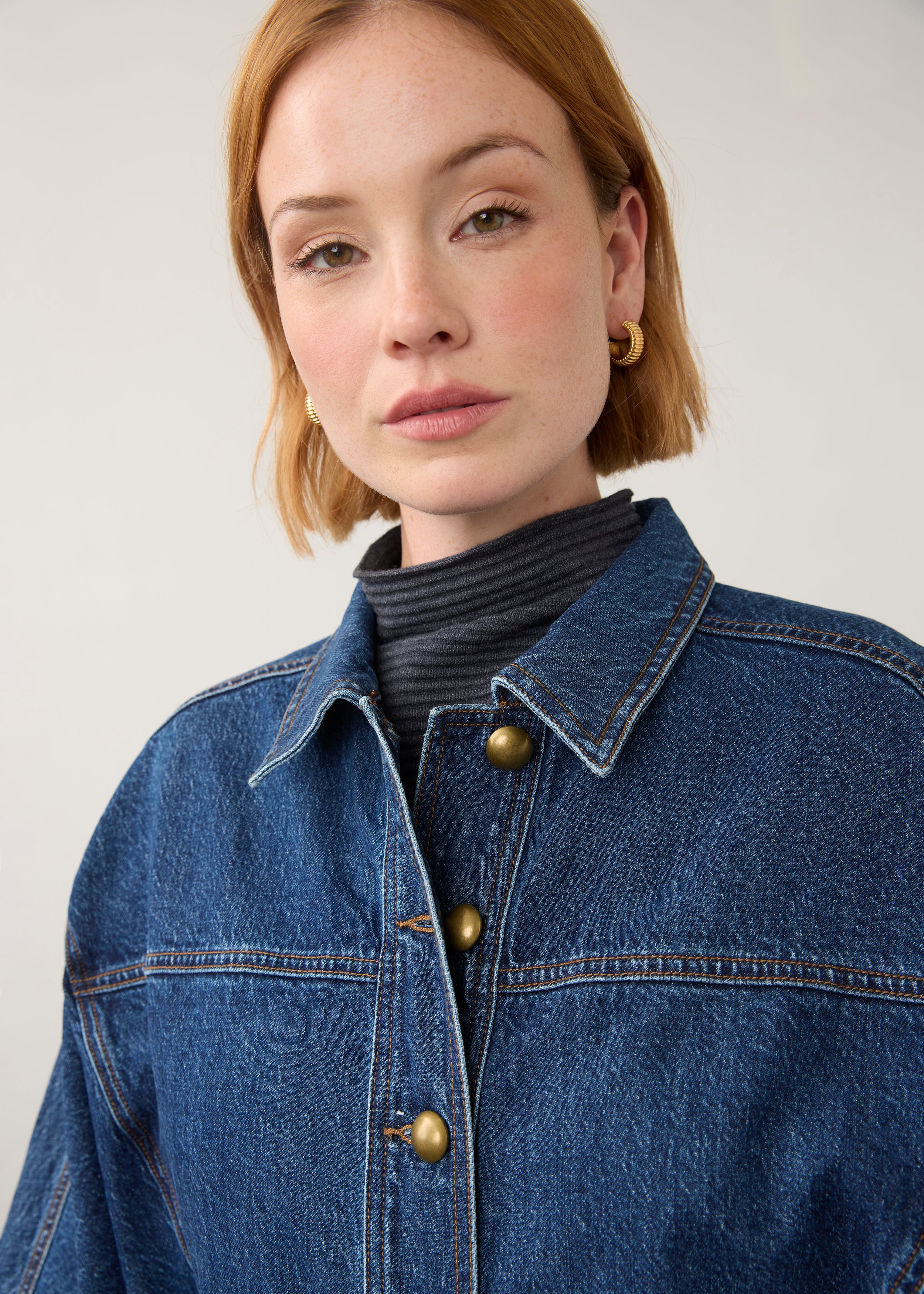 FDJ Kimono Denim Jacket - Dark