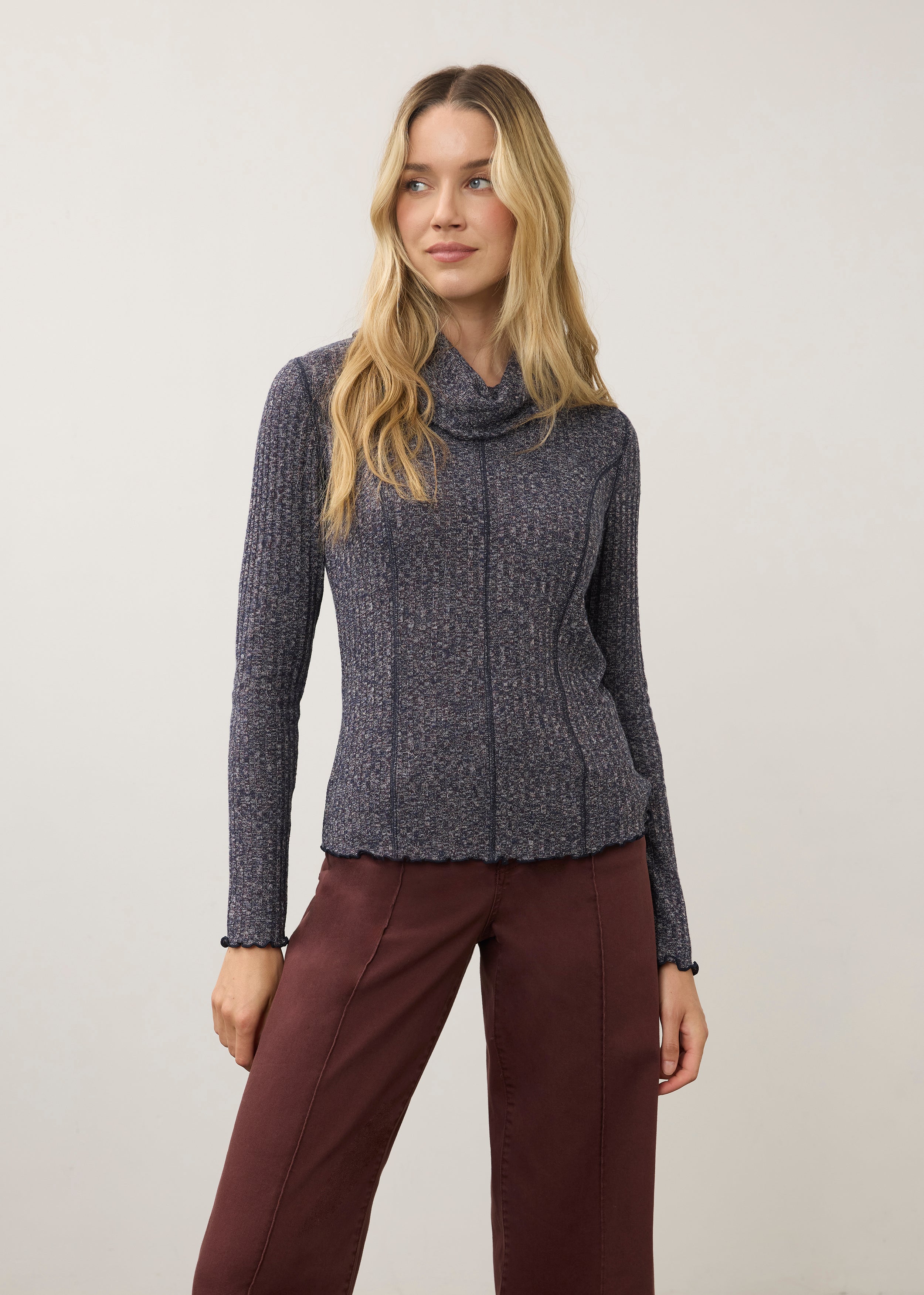 FDJ Long Sleeve Cowlneck - Grove