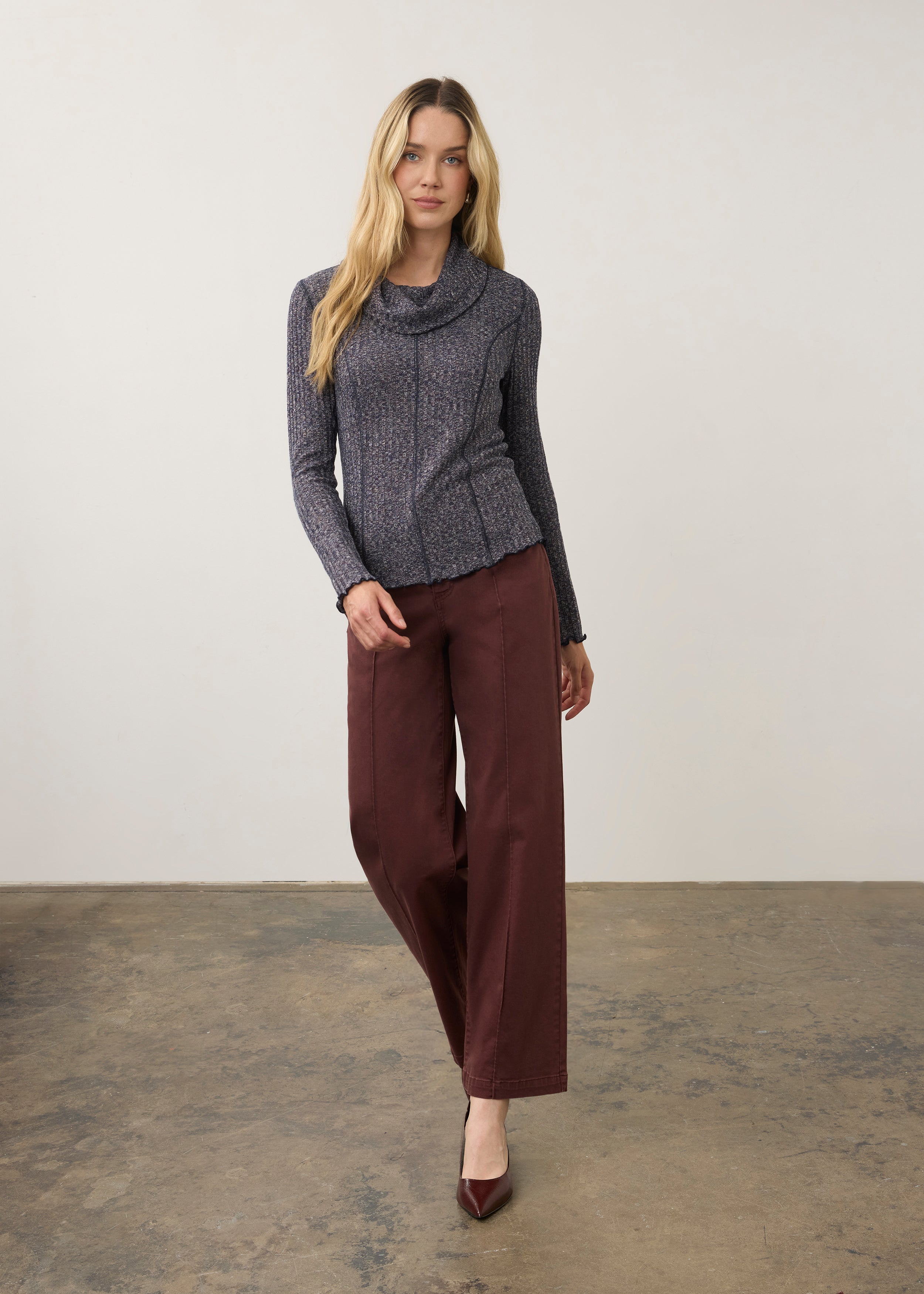 FDJ Long Sleeve Cowlneck - Grove
