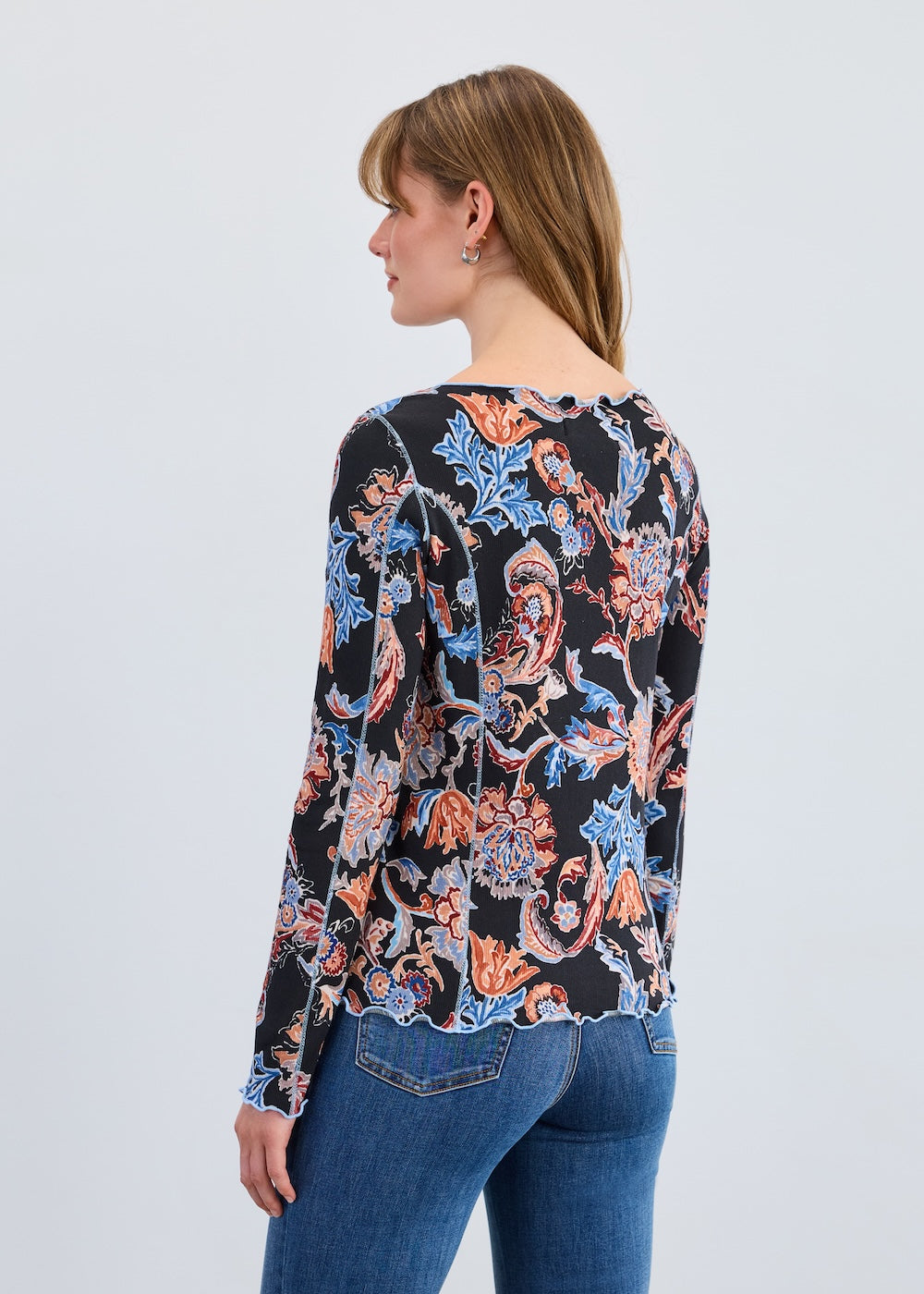 FDJ LS Boat Neck Top - Neutral