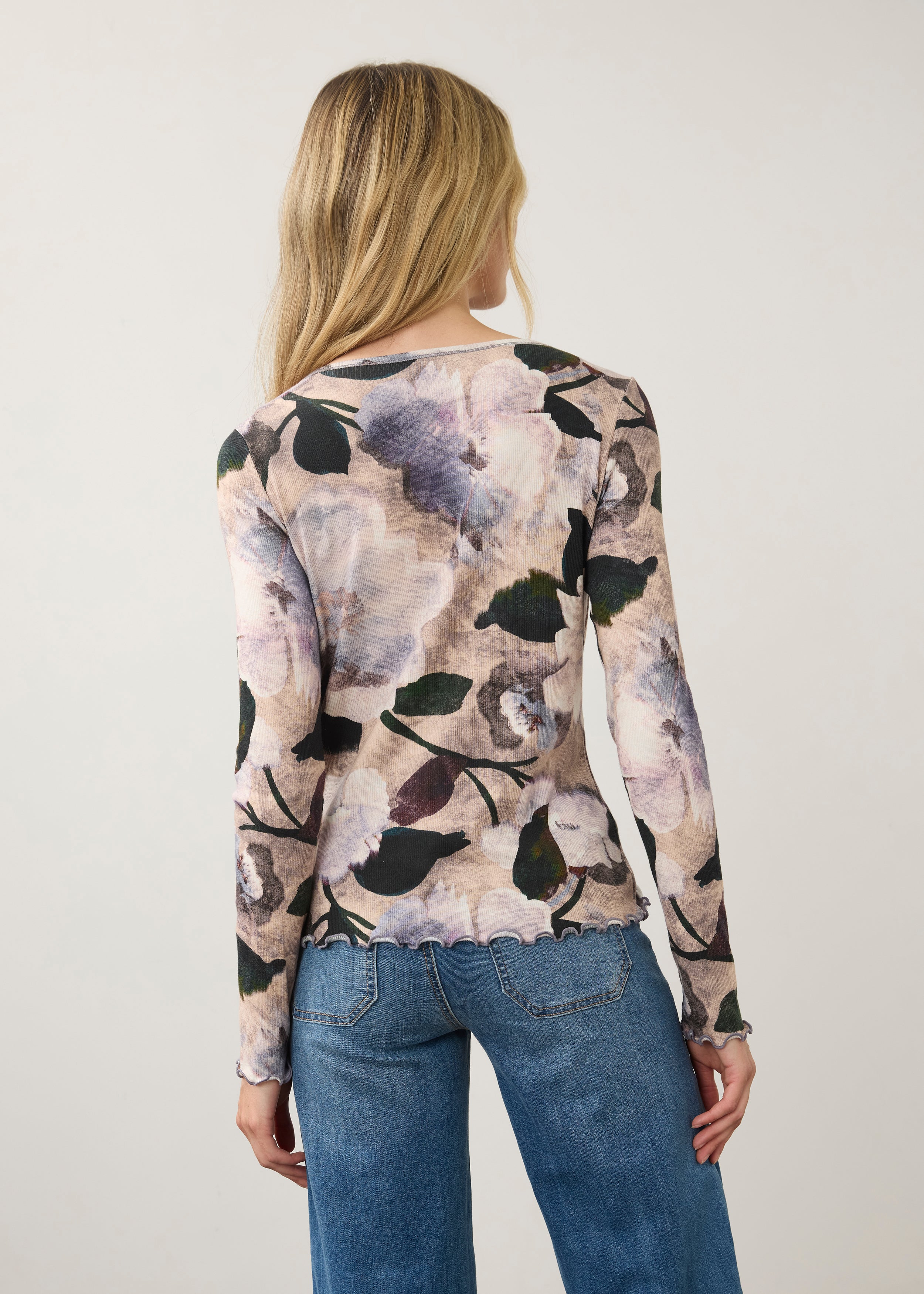 FDJ LS V Neck Top - Winter