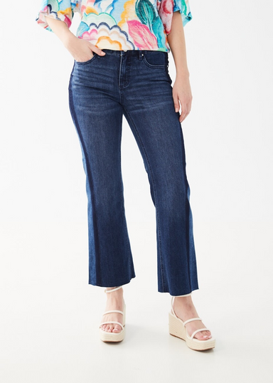 FDJ Olivia Flare Ankle - Mid Blue Clothing - Bottoms - Denim - Opening by French Dressing Jeans | Grace the Boutique