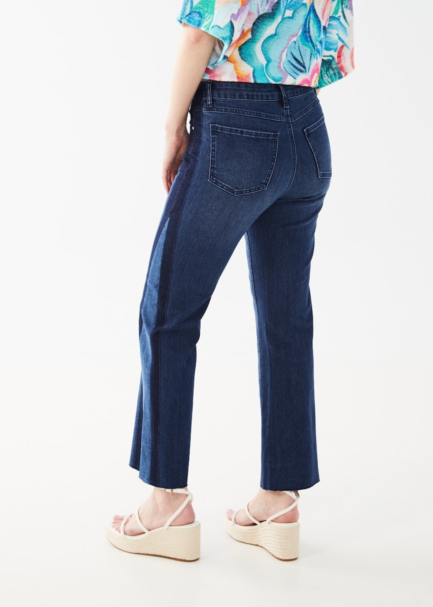 FDJ Olivia Flare Ankle - Mid Blue Clothing - Bottoms - Denim - Opening by French Dressing Jeans | Grace the Boutique