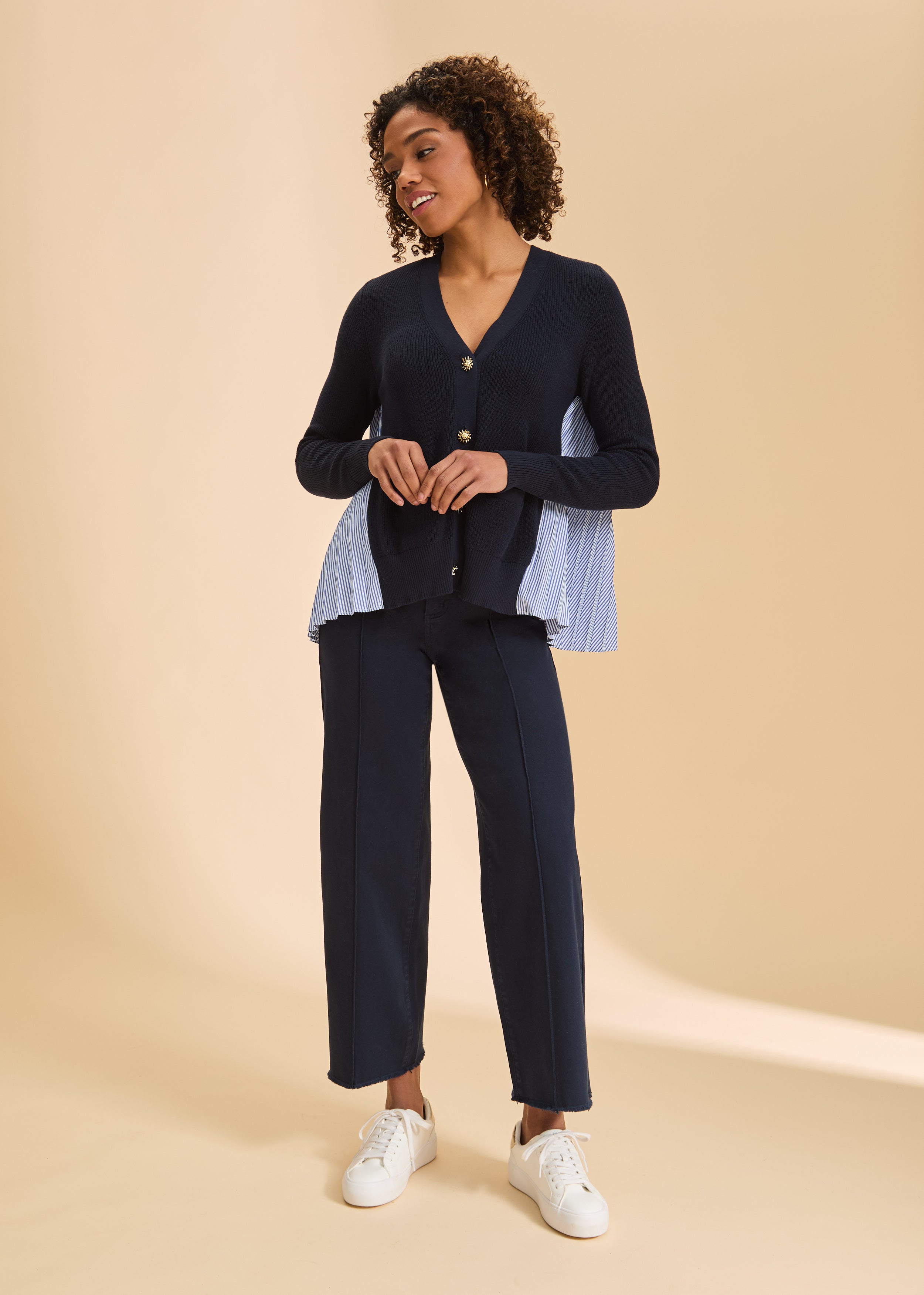 FDJ Olivia Wide Ankle - Navy