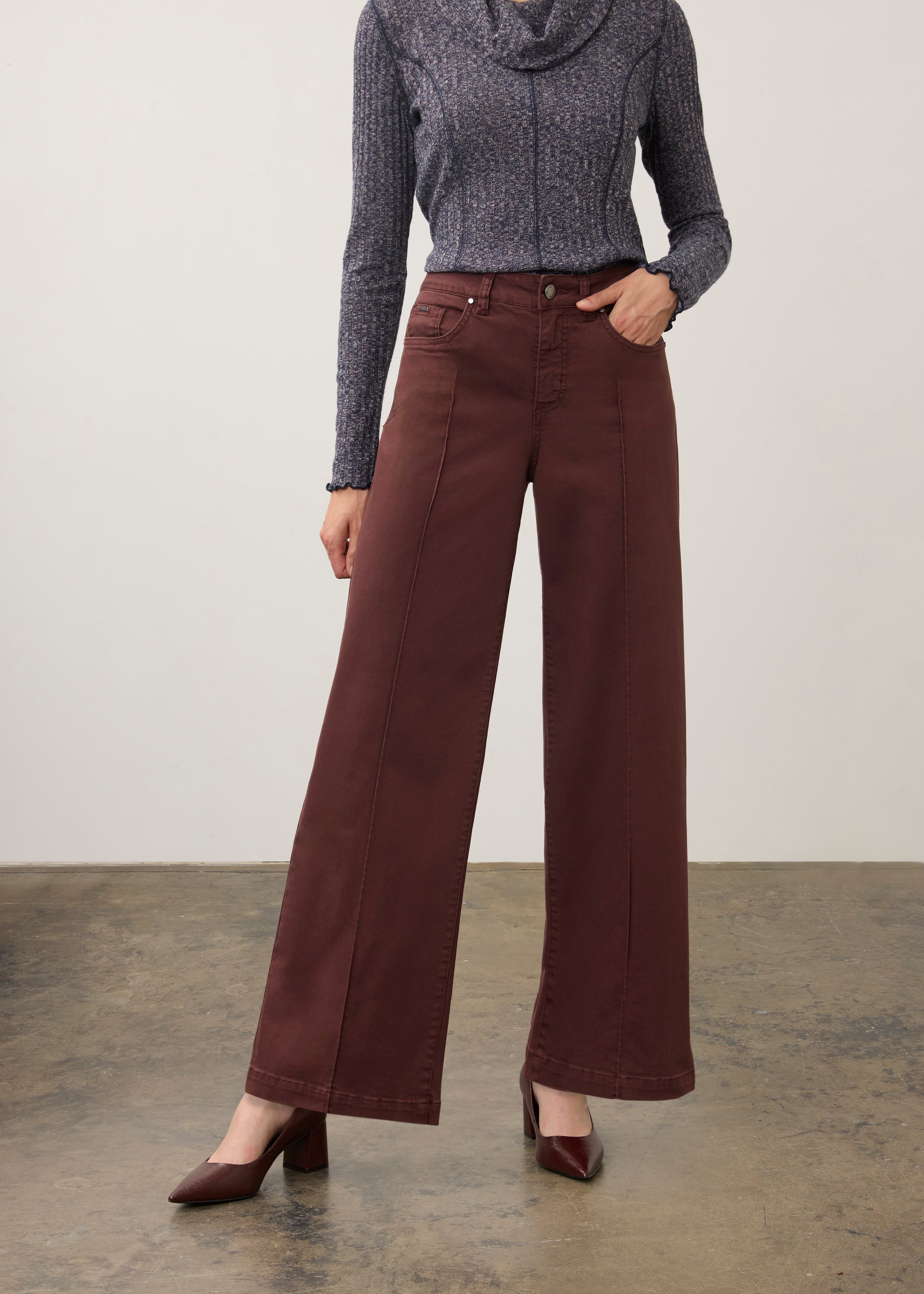 FDJ Olivia Wide Leg - Fig