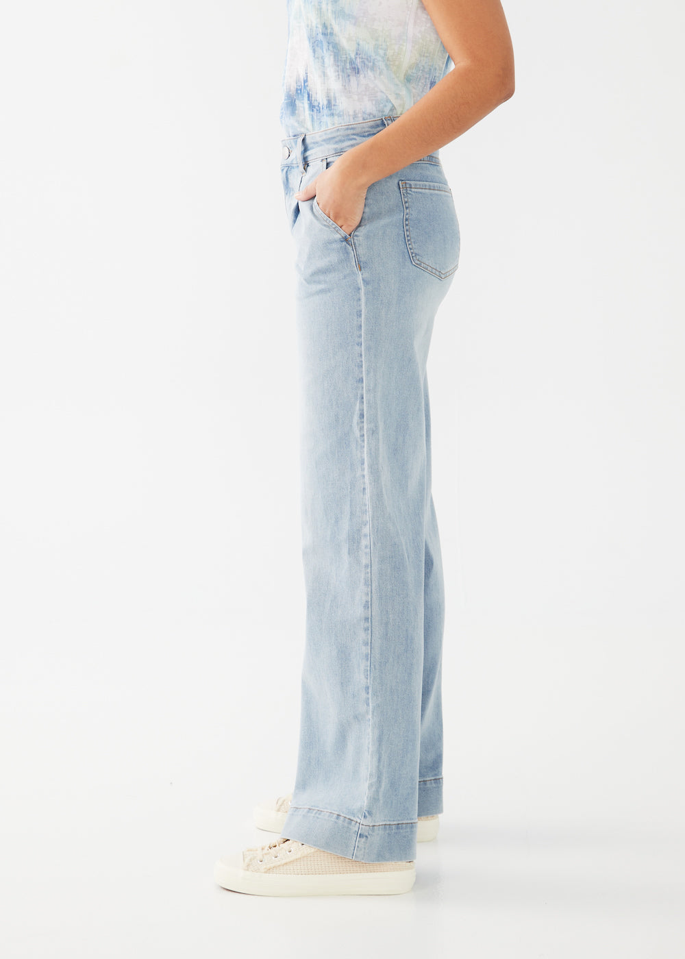 FDJ Olivia Wide Trouser - Light Clothing - Bottoms - Pants - Casual by French Dressing Jeans | Grace the Boutique