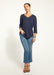 FDJ V-Neck Top - Navy Clothing - Tops - Shirts - LS Knits by French Dressing Jeans | Grace the Boutique