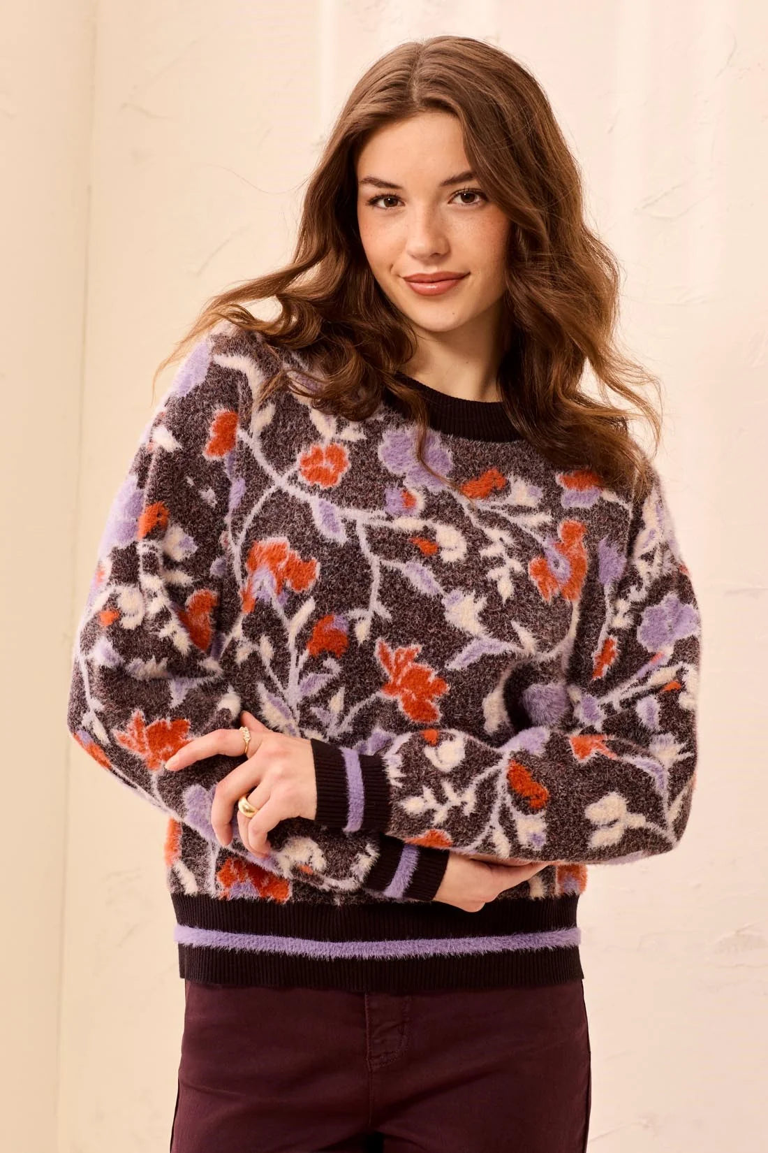 Tribal Sarah Sweater - Fudge