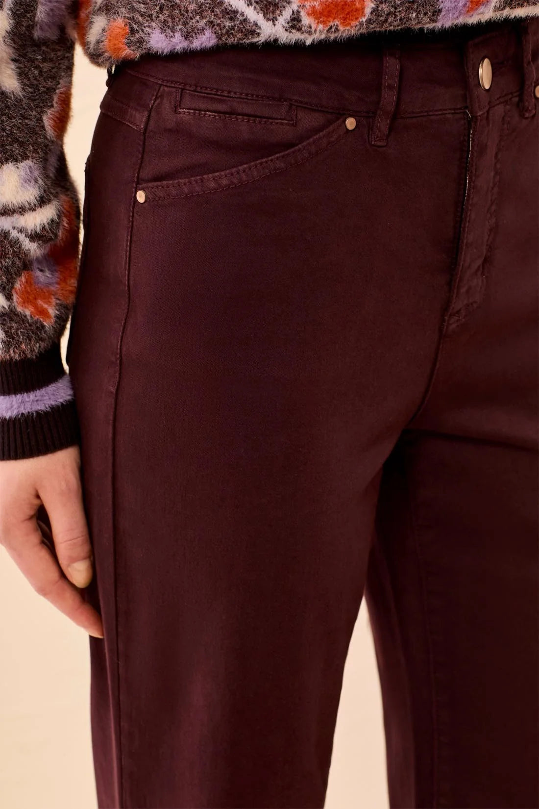 Tribal 5 Pocket Pant - Fudge