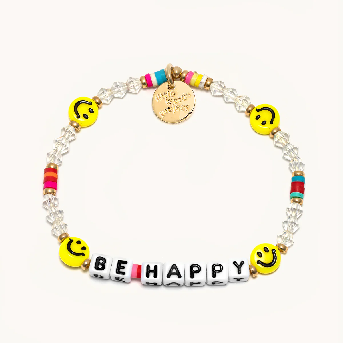 Little Words Project Bracelet - Be Happy