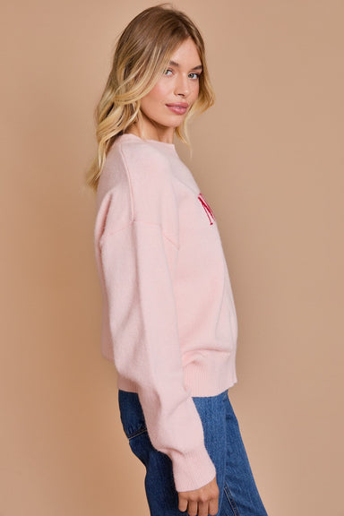 Gilli “Merry” Sweater - Blush-Red Clothing - Tops - Sweaters - Pullovers by Gilli | Grace the Boutique