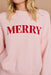 Gilli “Merry” Sweater - Blush-Red Clothing - Tops - Sweaters - Pullovers by Gilli | Grace the Boutique