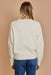 Gilli “Merry” Sweater - Ivory-Green Clothing - Tops - Sweaters - Pullovers by Gilli | Grace the Boutique