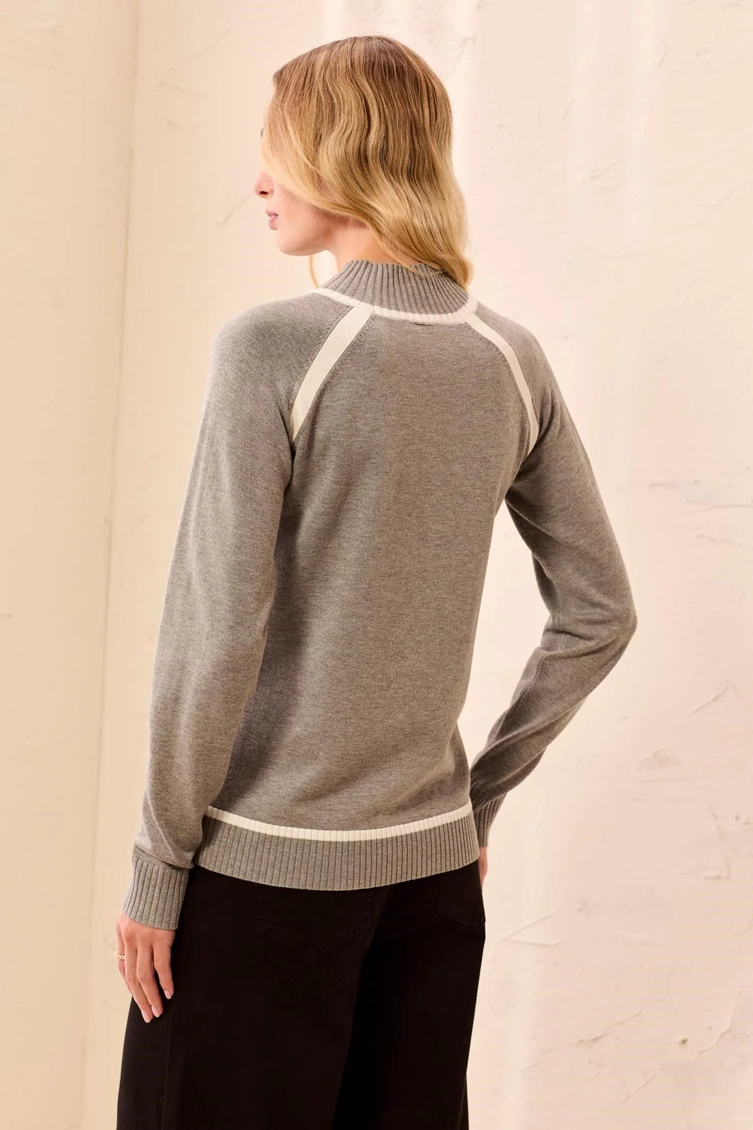 Tribal Kerri Sweater - Grey Mix
