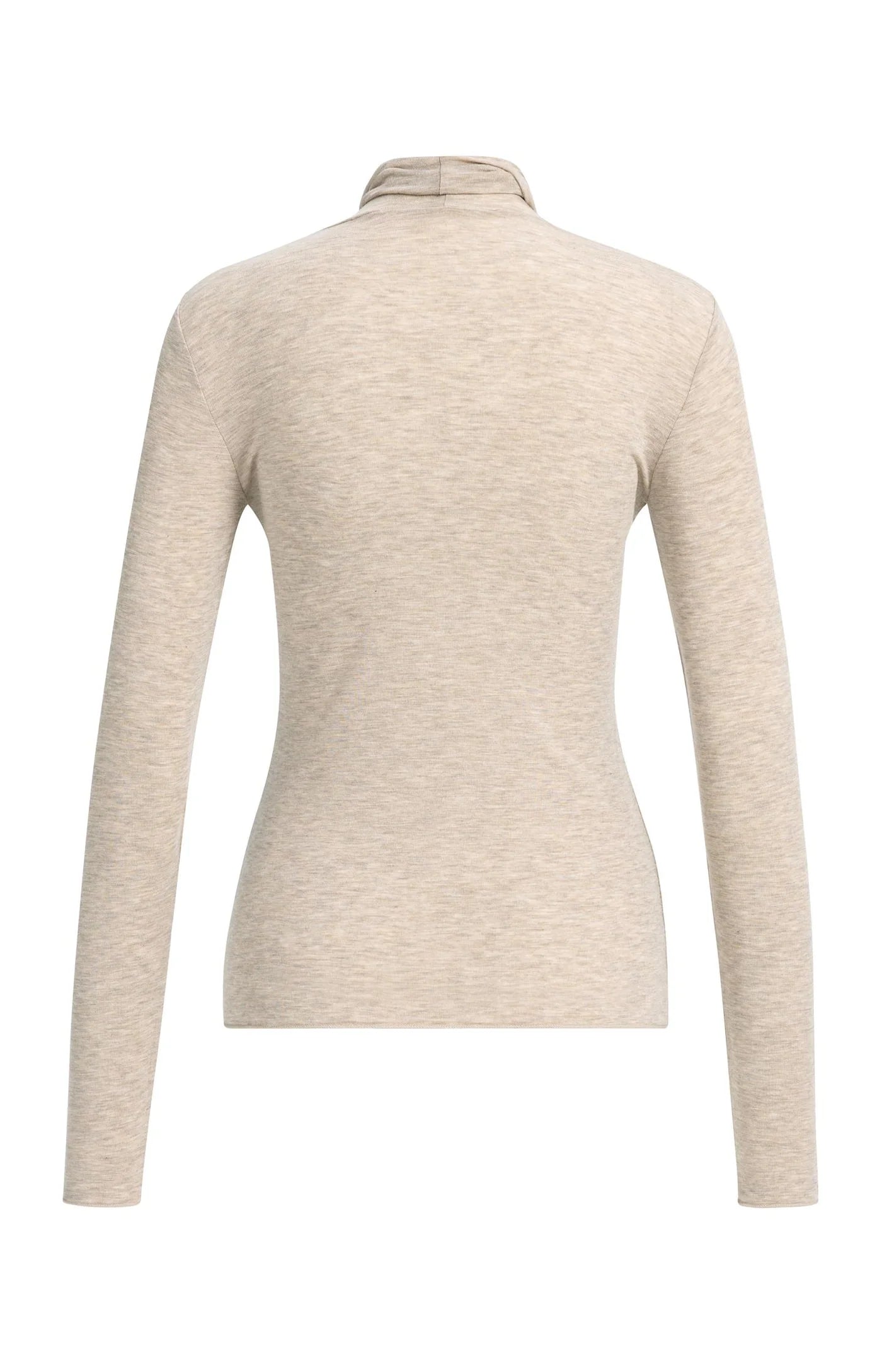Yaya Thin Turtleneck - Beige