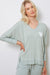 Good hYOUman Carrie Heart Sweater - Pistachio Clothing - Tops - Shirts - LS Knits by Good hYOUman | Grace the Boutique