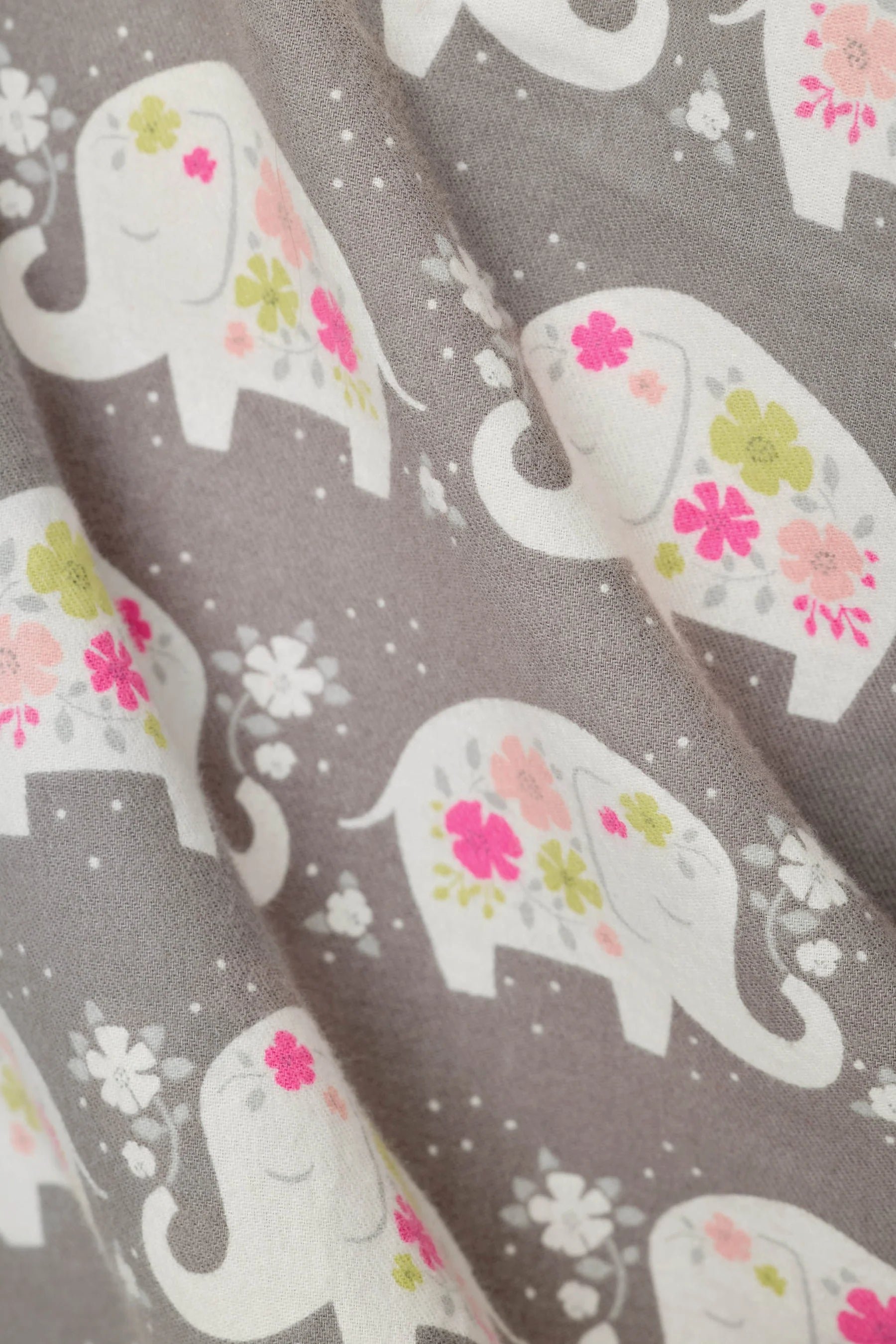 PJ Salvage Forever Favourite Flannel PJ Set - Hello Beautiful Grey