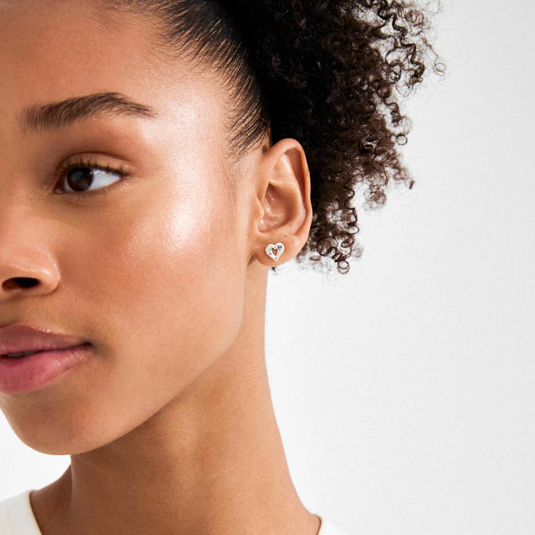 Pilgrim Iris Earrings - Silver