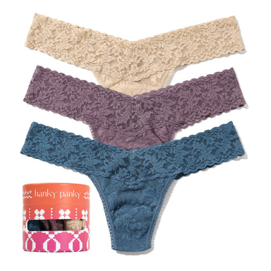 Hanky Panky Holiday Low Rise 3 Pack - HPB2 Lingerie - Panties - Hanky Panky by Hanky Panky | Grace the Boutique