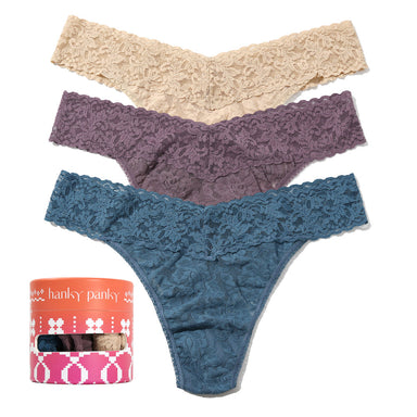 Hanky Panky Holiday Original Rise 3 Pack - HPB2 Lingerie - Panties - Hanky Panky by Hanky Panky | Grace the Boutique