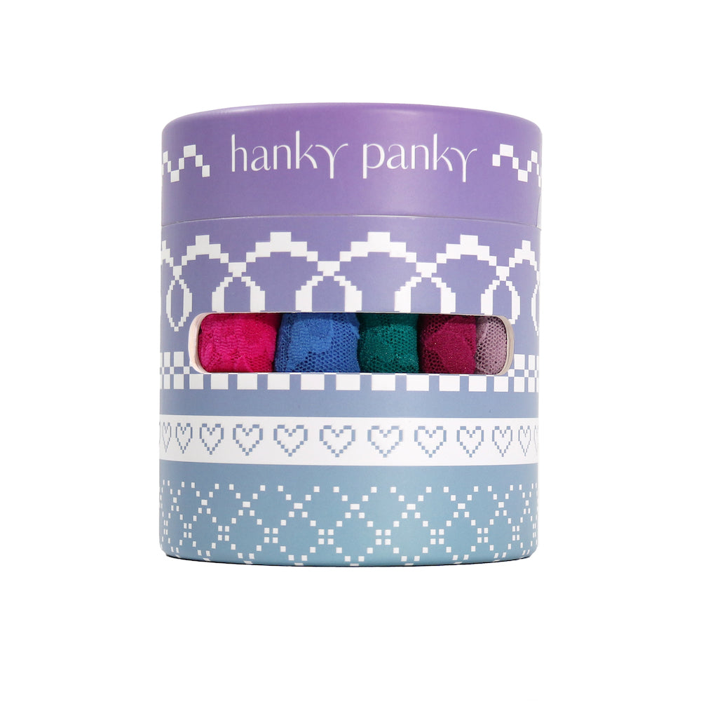 Hanky Panky Holiday Original Rise 5 Pack - HPF1 Lingerie - Panties - Hanky Panky by Hanky Panky | Grace the Boutique