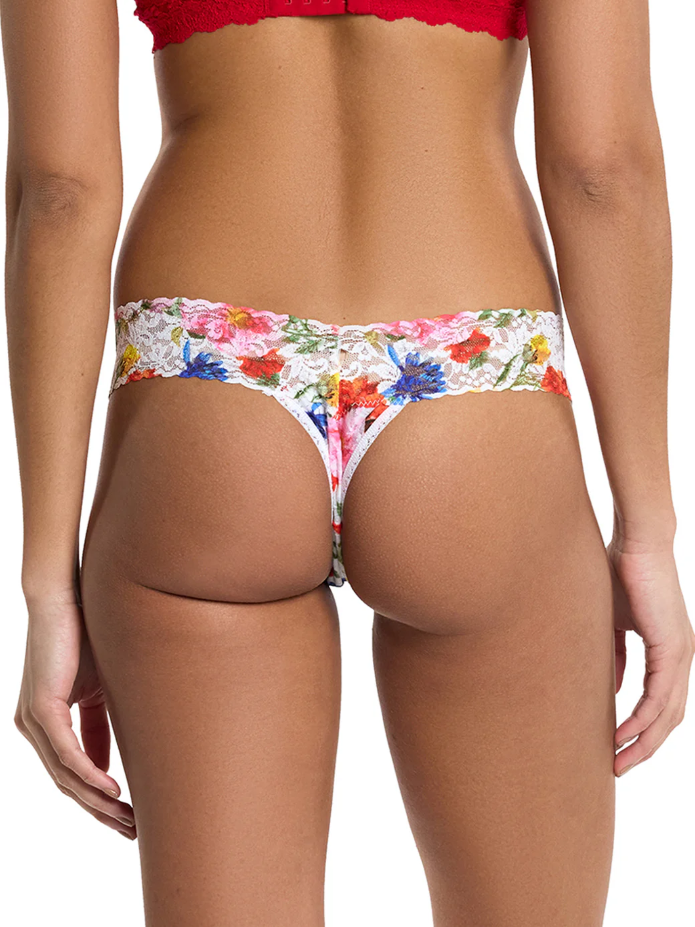 Hanky Panky Low Rise Print Thong - Meadow Mix