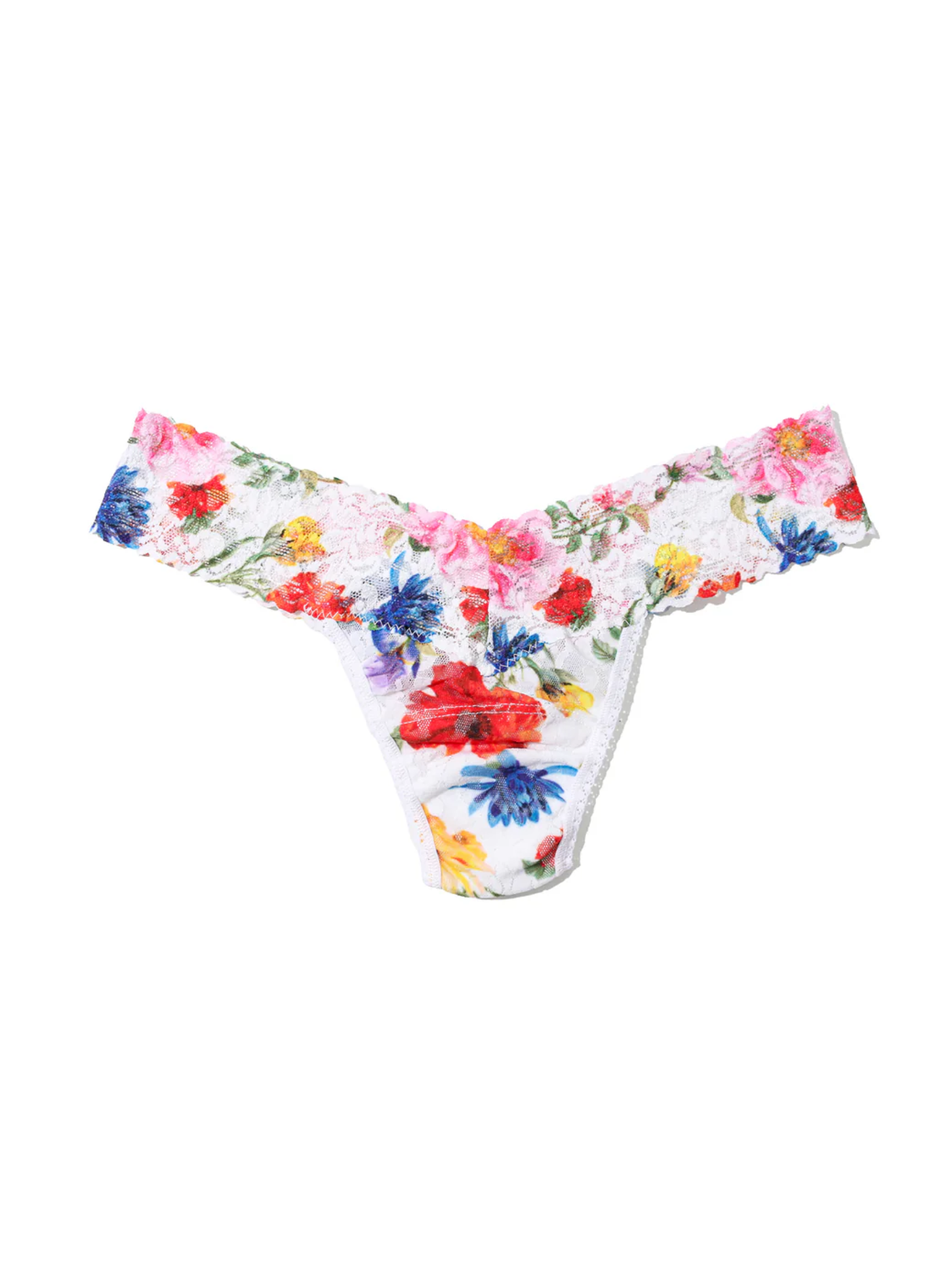 Hanky Panky Low Rise Print Thong - Meadow Mix
