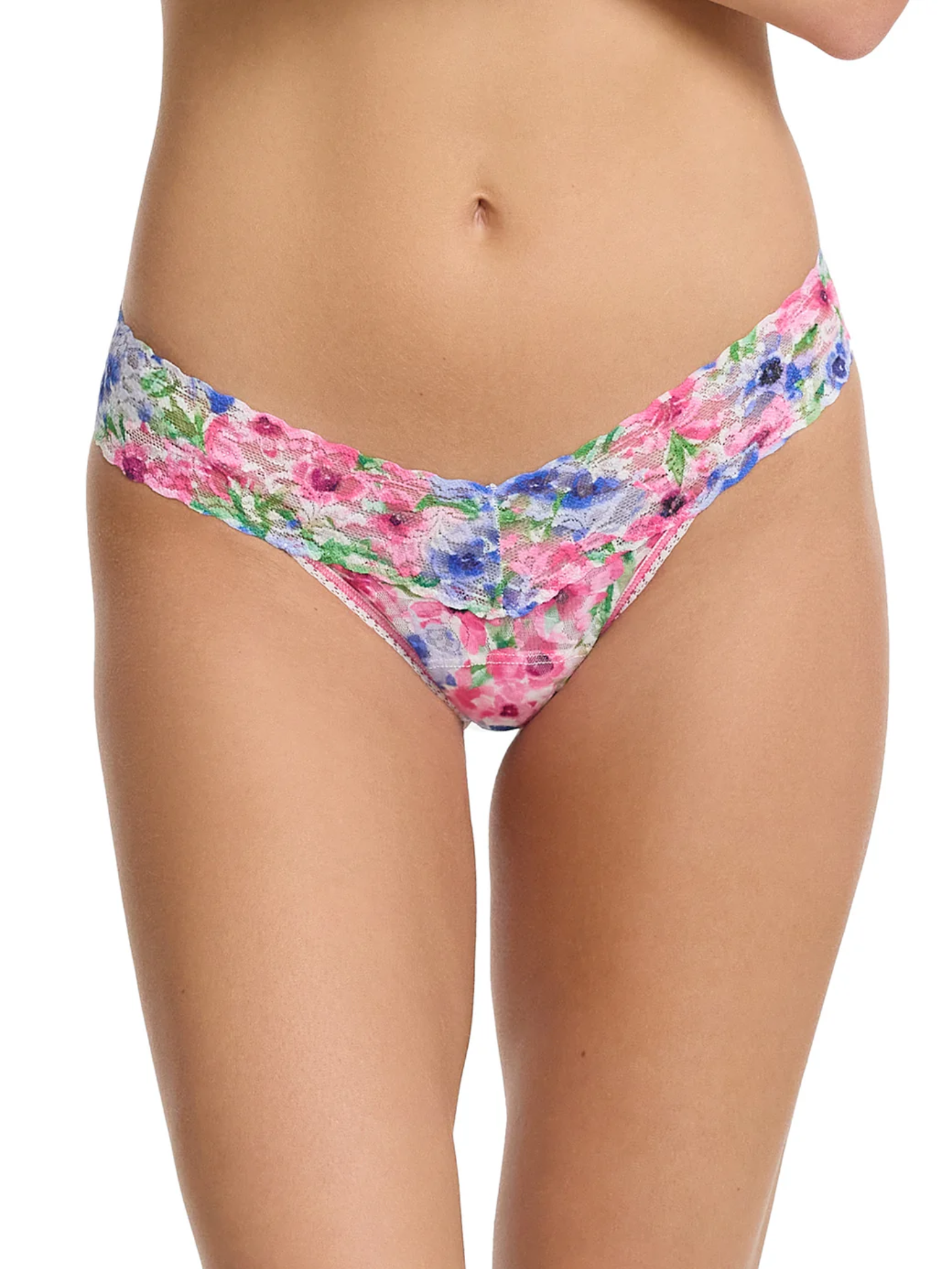 Hanky Panky Low Rise Printed Thong - Paint and Pour