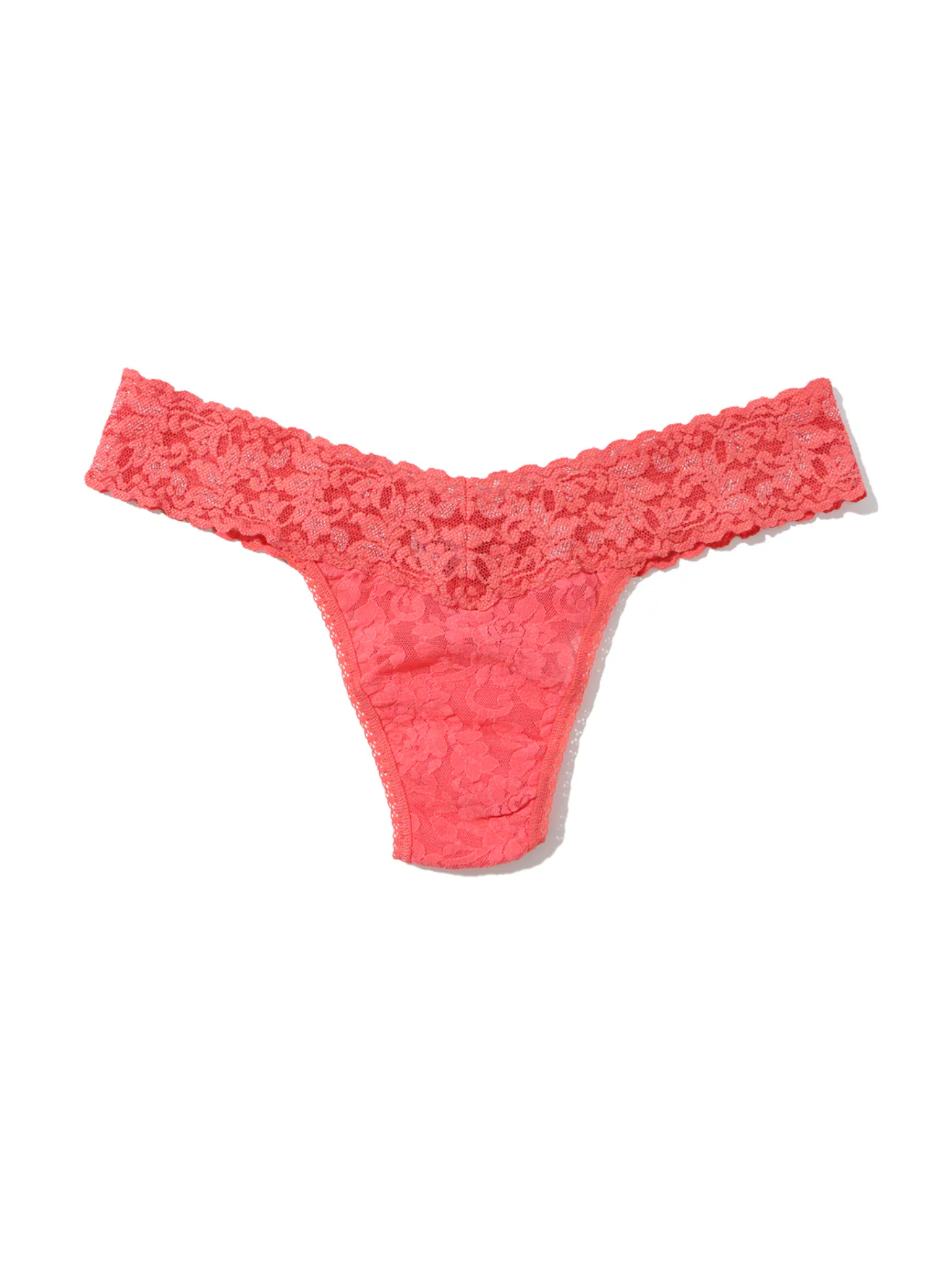 Hanky Panky Low Rise Thong - Courageous Coral