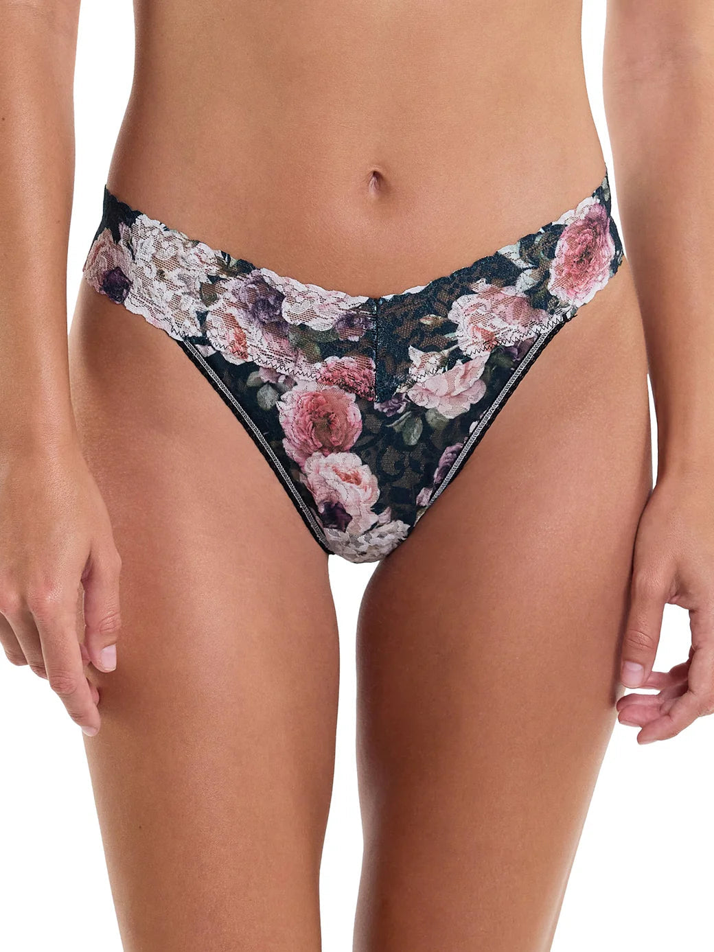 Hanky Panky Original Rise Printed Thong - Romantique Lingerie - Panties - Hanky Panky by Hanky Panky | Grace the Boutique