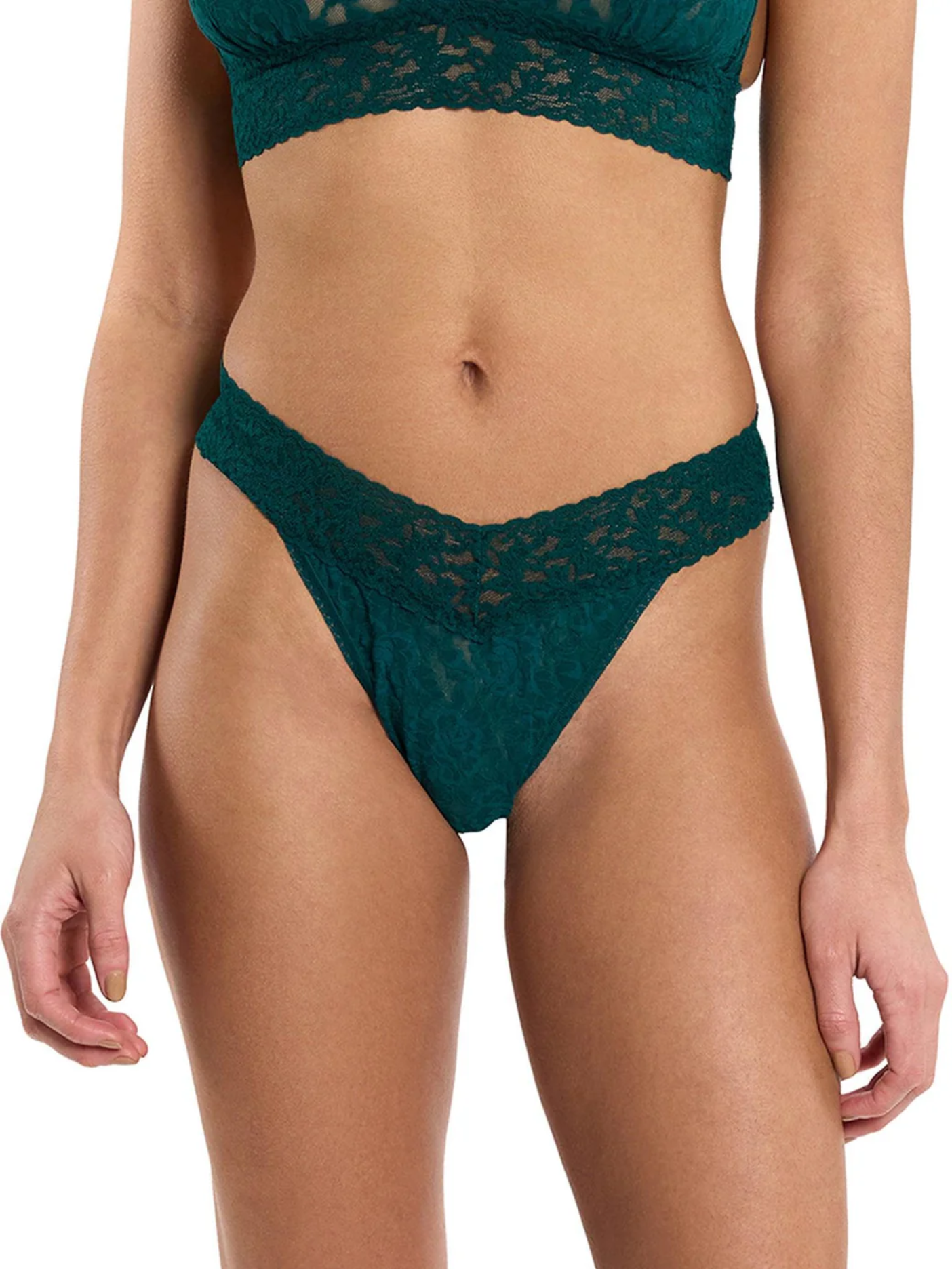 Hanky Panky Original Rise Thong - Mountain Green