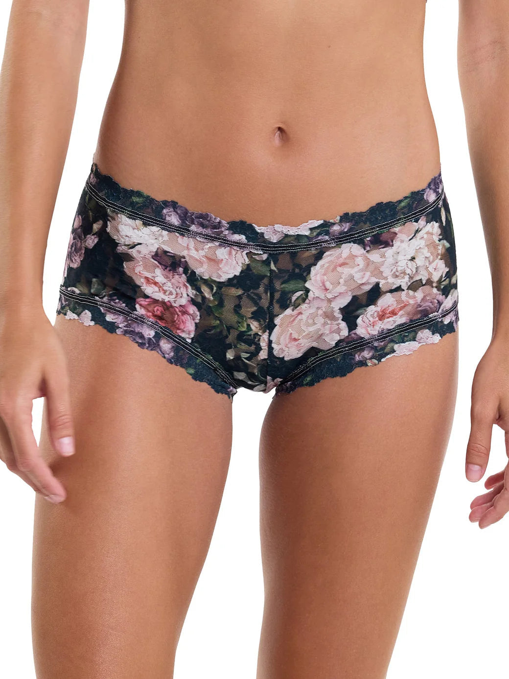 Hanky Panky Printed Boyshort - Romantique Lingerie - Panties - Hanky Panky by Hanky Panky | Grace the Boutique