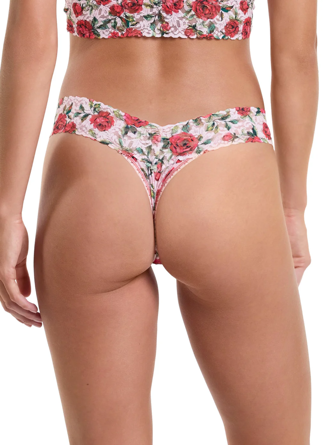 Hanky Panky Printed Low Rise Thong - Je T'aime
