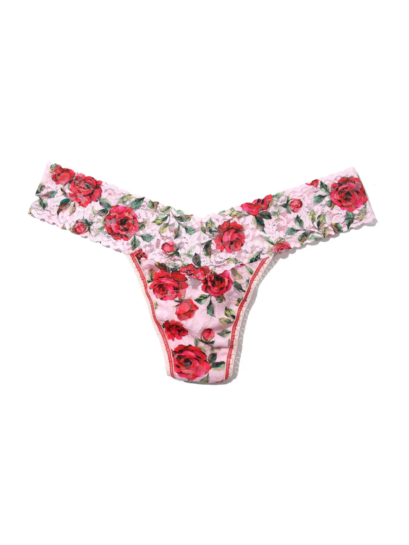 Hanky Panky Printed Low Rise Thong - Je T'aime