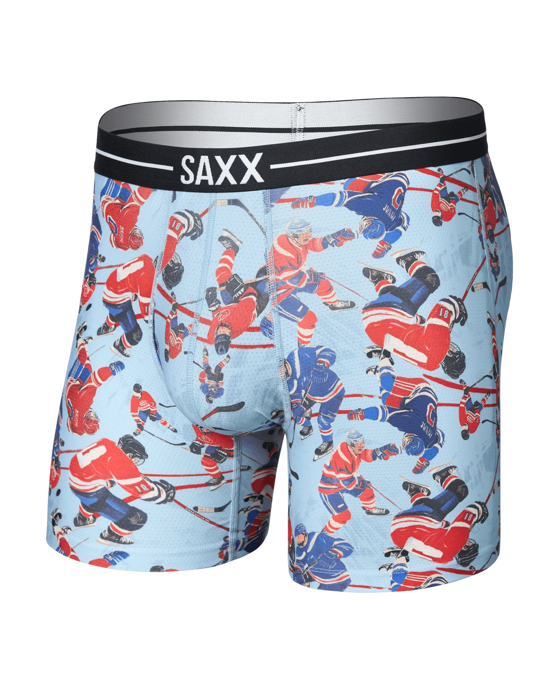 Saxx Volt Breathable Mesh Boxer Brief - Hockey Brawl