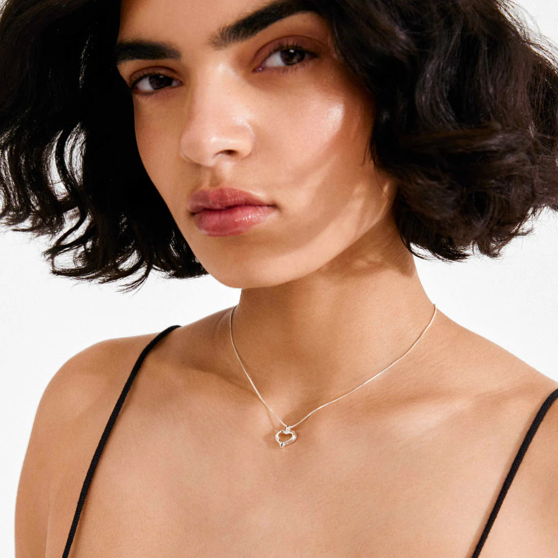 Pilgrim Iris Necklace - Silver