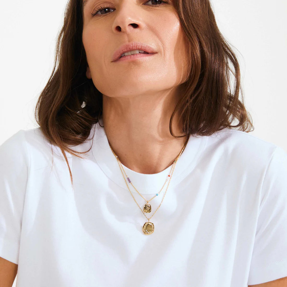 Pilgrim Here Layered Necklace - Gold