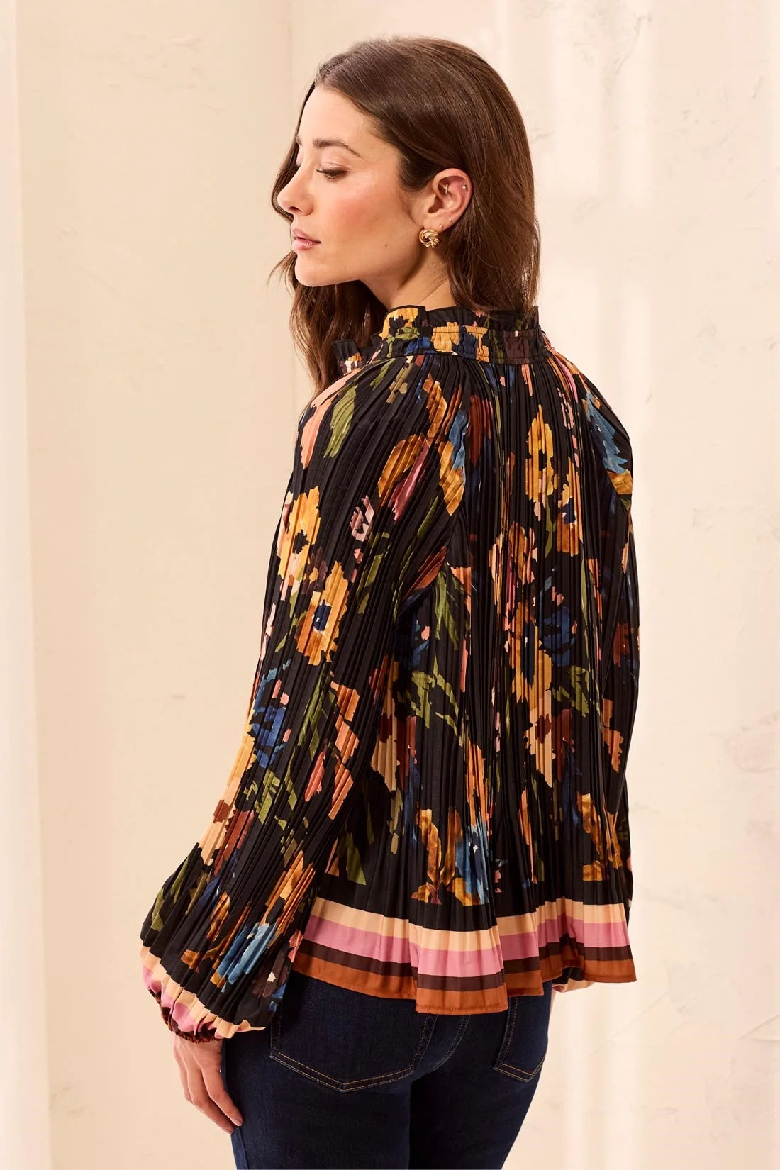 Tribal Delilah Blouse - Hickory