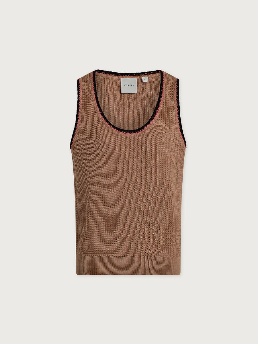 Varley Higson Knit Tank - Light Taupe
