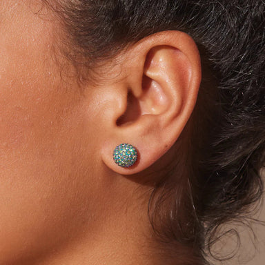 Hillberg & Berk 10mm Sparkleball Studs - Mermaid Scales Accessories - Jewelry - Earrings by Hillberg & Berk | Grace the Boutique